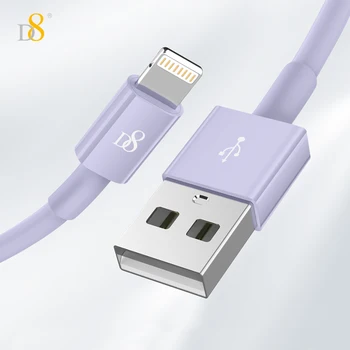 MFi USB-кабель Для iPhone 14 13 12 11 Pro Max X XS XR 8 7 6 Plus Оригинальное Зарядное Устройство для Быстрой зарядки 2.4A USB-Шнур Для кабеля Lightning
