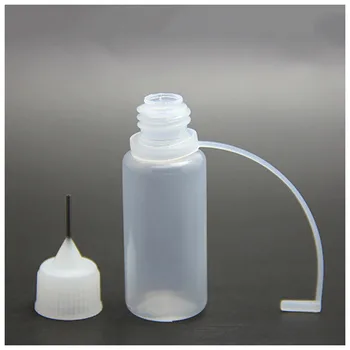 Бутылка-дозатор с игольчатым соплом и точечным отверстием Многоразового использования, Прозрачная Пустая Бутылка-дозатор с распылителем для хранения исходящей жидкости