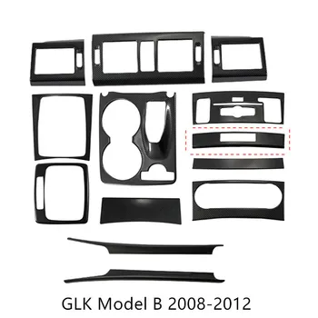 Автомобильная Консоль, Рамка для выпуска воздуха, Крышка CD-панели, Накладка Для Mercedes Benz GLK X204 2008-15, наклейки для украшения Стакана воды с переключением передач LHD