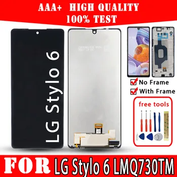 ЖК-дисплей Для LG Stylo 6 LMQ730TM LM-Q730TM Дисплей Премиум Качества, Запасные Части для сенсорного экрана, Бесплатные Инструменты Для Ремонта мобильных телефонов
