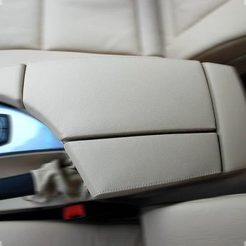 Накладка на подлокотник Центральной консоли автомобиля из микрофибры, защитная накладка для BMW 5 серии E60 2004 2005 2006 2007 2008 2009 2010