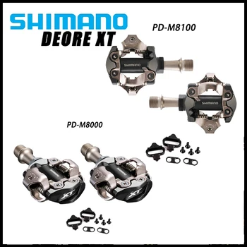 Shimano MTB Педали PD M520 M8000 M8020 M8100 MTB Педали для горного Велосипеда Велосипедная Самоблокирующаяся Педаль с SM-SH51 MTB Аксессуары