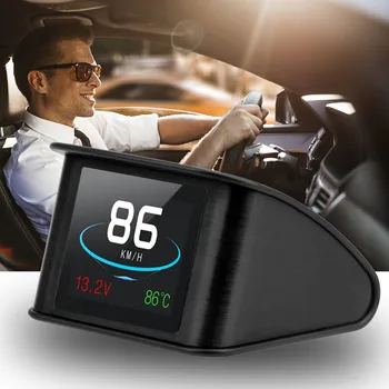OBD Smart Digital Meter HUD P10, Автомобильная электрика Для автомобиля, Спидометр, температура, об/мин, датчик пробега, головной дисплей, многофункциональный