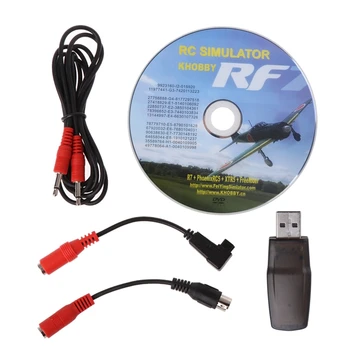 Радиоуправляемый USB симулятор полета для W/FMS Комплект кабелей для G7 Phoenix 5,0 Aerofly для xtr VRC FPV RC FPV передатчик