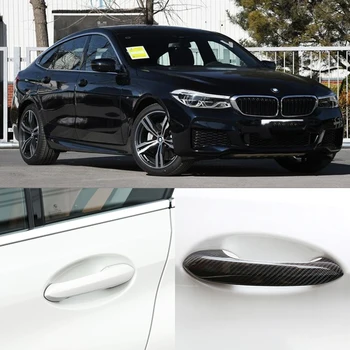 Для BMW 6 серии GT 6GT G32 640i 630i M 2018 2019 2020 Высококачественная Дверная ручка из углеродного волокна, защитная крышка, Планки, подходит