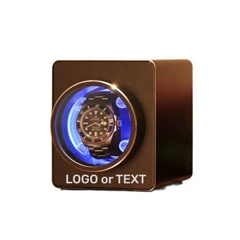 Устройство для Намотки часов Из кожи и алюминиевого сплава, Автоматическая Цепочка для верхней струны Часов, Антимагнитное устройство для обслуживания часов, бесплатная гравировка logo