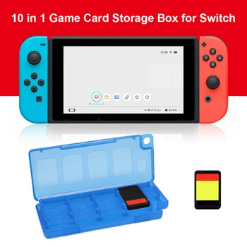 Чехол для игровых карт памяти 10 в 1 для Nintendo Switch, коробка для хранения, чехол, держатель для игровых карт, Защитный чехол для Nintendo Switch