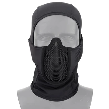 Тактический защитный чехол для всего лица, головной убор для охоты на открытом воздухе, Лыжная велосипедная маска для всего лица, зимняя шапочка-утеплитель для шеи, вкладыш для шлема
