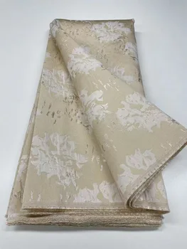 Новейшая кружевная ткань из жаккардовой парчи 2023, Высококачественная ткань, Африканская кружевная ткань Для нигерийского свадебного платья