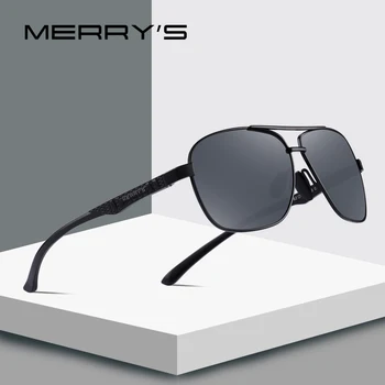 MERRYS DESIGN Мужские HD Поляризованные Солнцезащитные очки В Оправе из авиационного сплава HD Поляризованные Солнцезащитные очки Для мужчин За рулем С защитой UV400 S8157