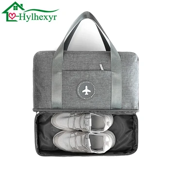 Многофункциональная дорожная сумка для хранения с сухим и влажным разделением, классификация обуви, одежды, сумки для хранения, водонепроницаемый отделочный органайзер