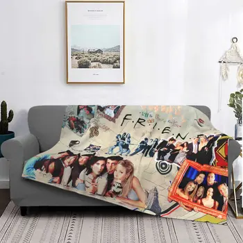 Одеяла для ТВ-шоу Friends Central Perk, Американское Шерстяное Забавное Мягкое одеяло для домашней зимы