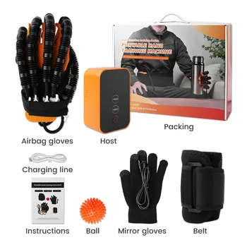 Робот-перчатки для реабилитации рук при инсульте, гемиплегии, Тренажер для восстановления функции рук при инсульте, гемиплегии, Тренировка пальцев