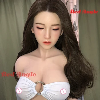 Red Angle Лучшая секс-кукла, полностью силиконовые Игрушки для анального секса для взрослых, закрытые глаза, Реалистичная кукла для любви к Киске и влагалищу для мужчин, Секс-кукла для мужчин
