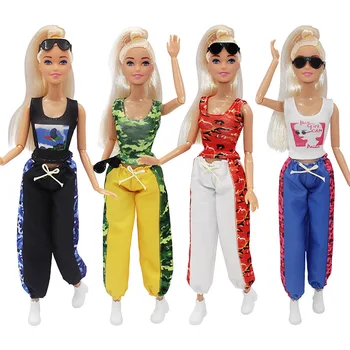 Новый набор кукол 30 см 1/6 Женская кукла с повседневным спортивным костюмом для девочек, игрушка в подарок
