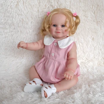 20 дюймов, силиконовая водонепроницаемая кукла-Реборн для малышей, реалистичная 3D-кожа ручной работы с краской Genesis, видимые вены