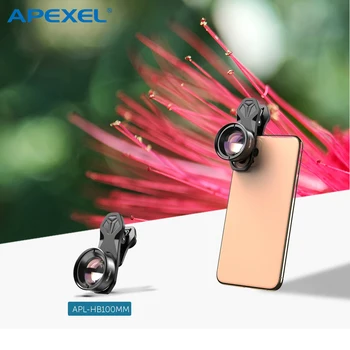 APEXEL 100 мм макрообъектив для телефона 4K HD Профессиональная камера мобильного телефона макрообъективы для Xiaomi iPhone 14 Samsung все смартфоны