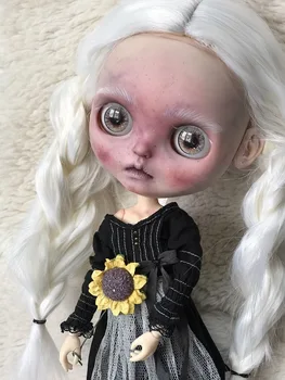 Кукольный парик размера Blythes из вспененного парика, имитация конского волоса, кукольный шелк, многоцветные дополнительные аксессуары для кукол