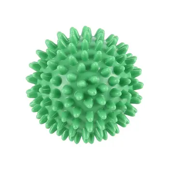 Колючий Массажный мяч из ПВХ Высокой плотности для снятия боли в ногах и подошвенного фасциита, массажный шарик с Ежом, точечный Массажный мяч