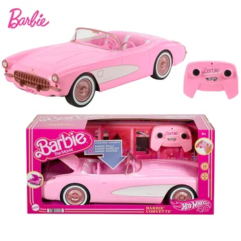 Оригинальный Корвет Барби с дистанционным управлением Corvette из фильма Барби 2 места Багажник можно открыть детская игрушка подарок для девочки