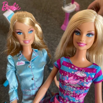 Оригинальная кукла Барби Серии Dream Love Dentist Куклы для Девочек Barbie Принцесса Выпускного вечера Juguetes Детские Игрушки для Ухода за Маленькими Девочками