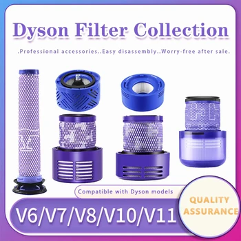 Предварительный фильтр Для Пылесоса Dyson V6 V7 V8 HEPA-Фильтр Dyson V10 V11 V15 Аксессуары Для Фильтров с всасывающей Головкой