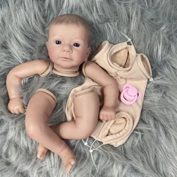 19-дюймовый окрашенный набор кукол-реборнов Felicia с выгравированным именем и тканевым корпусом в разобранном виде, игрушки для кукол 
