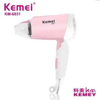 фен kemei KM-6831 складной фен для студентов и путешественников