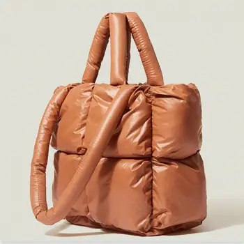 Компактная красивая вместительная клетчатая сумка Женская сумка через плечо с хлопковой подкладкой для работы
