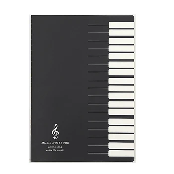 Записная книжка с нотами в пять строк Музыкальная вкладка Staff Stave Notebook