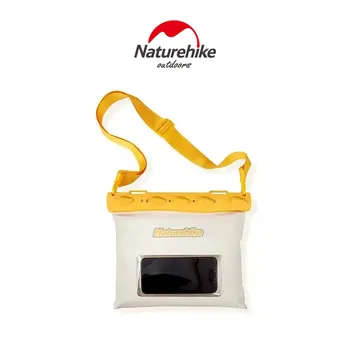 Водонепроницаемая сумка для хранения мобильного телефона Naturehike, Осязаемая сухая сумка с регулируемым плечевым ремнем для плавания