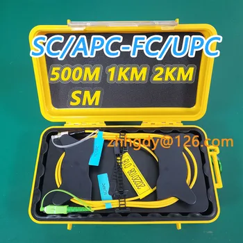 Хорошее качество SC/APC-FC/UPC 500 м 1 км 2 км SM волоконно-оптический кабель для запуска OTDR от SC APC до FC UPC