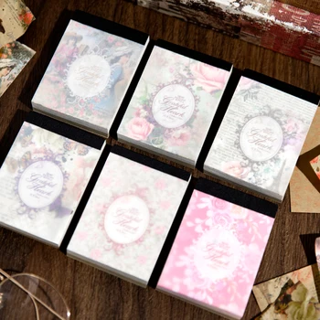6 упаковок/лот Seeing a flower-серия цветов, ретро креативное украшение, бумажный блокнот для заметок 