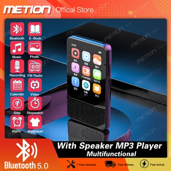 Музыкальный MP3-плеер без потерь Bluetooth портативный спортивный walkman 2,4 ”с полным сенсорным экраном MP4Player динамик/FM/шагомер/Электронная книга/Рекордер