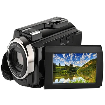 Профессиональная Высококачественная 534 км 48 Мп 3,0-дюймовый Сенсорный экран Ночного Видения IR 16-Кратный Цифровой Зум WiFi Видеокамера 4K Camera