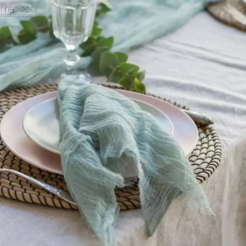 YEPQZQ тканевые салфетки для домашнего декора, популярное украшение свадебного стола, салфетки из шалфея 43x43 см
