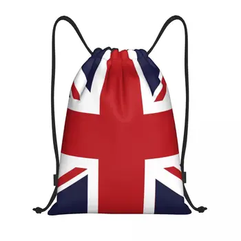 Юнион Джек, Флаг Великобритании, Рюкзак на шнурке, Спортивная сумка для женщин, мужчин, Великобритания, Британский Тренировочный рюкзак