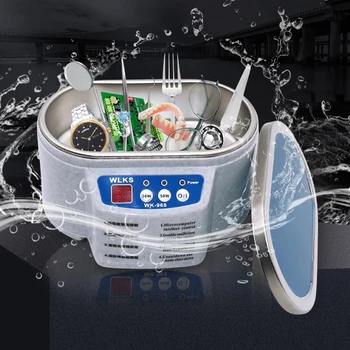 Ультразвуковой очиститель 30/50 Вт, ультразвуковая ванна 40 кГц, дегазатор для часов, Контактные линзы, очки, зубной протез, Электрическая бритва для макияжа