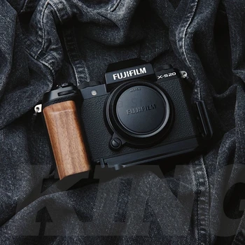 кронштейн типа wood Pro L С вертикальной Быстроразъемной пластиной, Металлическая ручка для камеры Fuji Fujifilm XS20 X-S20 Arca-Швейцарский штатив RRS