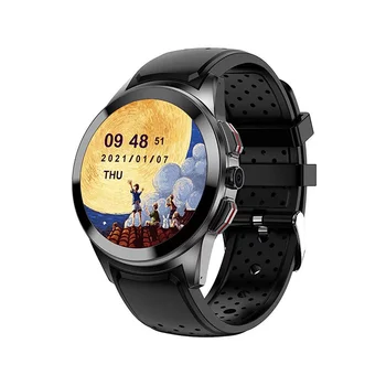 1,39-дюймовые смарт-часы Amoled 4G Network LT10 со встроенным GPS HD-камерой WIFI, совместимые с наушниками TWS с аккумулятором 500 мАч