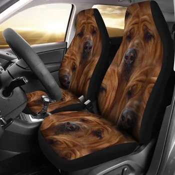 Чехлы для автомобильных сидений с принтом собаки Tosa Inu, 2 шт.