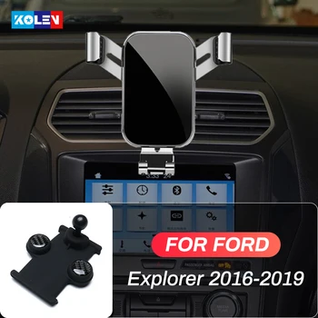 Автомобильный держатель мобильного телефона для Ford Explorer 2016 2017 2018 2019, гравитационная подставка GPS, Регулируемое вентиляционное отверстие, Специальный навигационный кронштейн