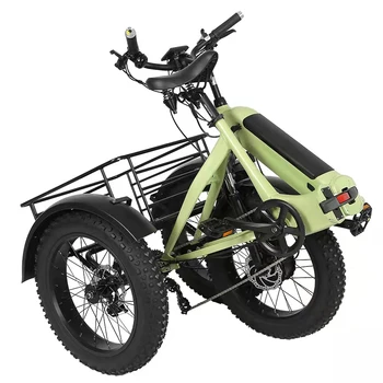 Joyebikes Производство электрических велосипедов высшего качества, 20-дюймовая толстая шина, 3-колесный электрический трехколесный велосипед, мотоцикл