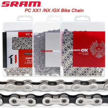 SRAM PC XX1 NX GX EAGLE 1X12s 11s 12S 12V 12 Скоростная MTB Велосипедная Цепь Для Горного Велосипеда Power Lock Link Оригинальные Запчасти Для Велосипедов